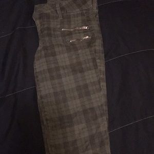 Olive pattern pants
